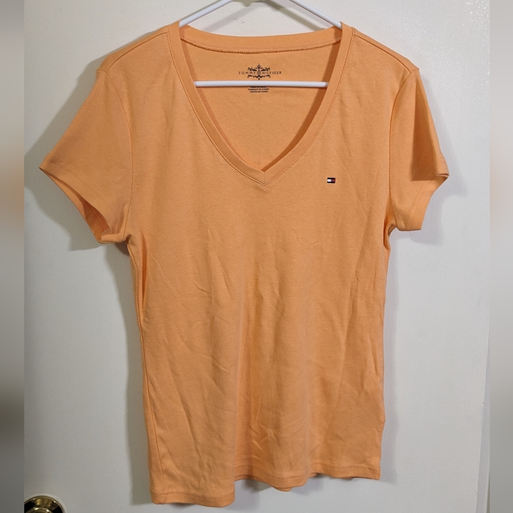 Tommy Hilfiger orange t-shirt
